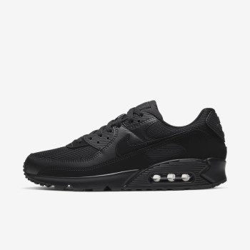 Nike Air Max 90 - Férfi Utcai Cipő - Szürke/Szürke/Fekete/Szürke